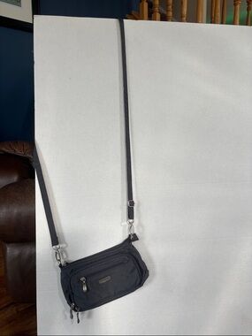 Compact Black Crossbody Bag